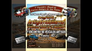 1º Encontro de Veículos Antigos em São Fidelis-RJ